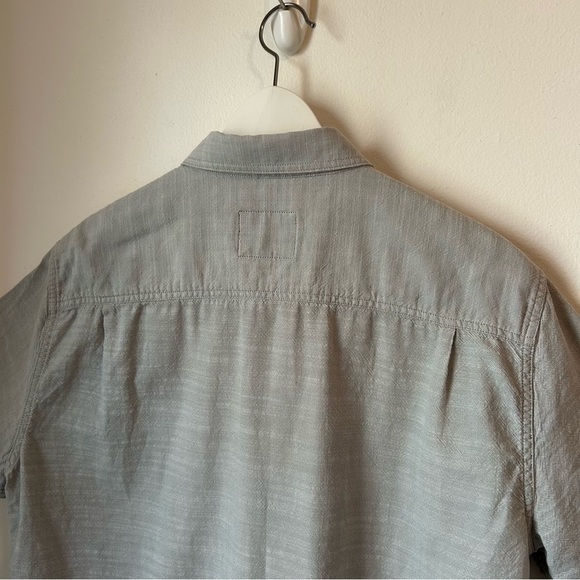 Rails Fairfax Sage Green 100% Cotton Short Sleeve Button Down - Large - Picture 7 of 13
